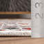 Tapis géométrique beige / rouge / brun-919307982