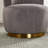 Alphonsine Upholstered Swivel Barrel Chair-605639855