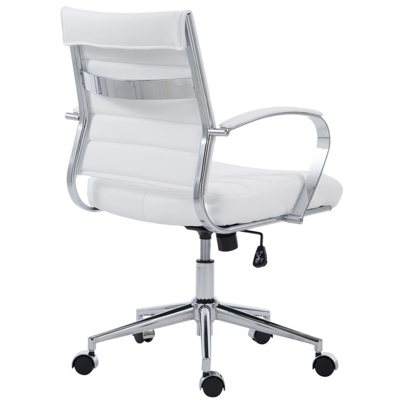 Tadwick Vinyl Task Chair, Brown