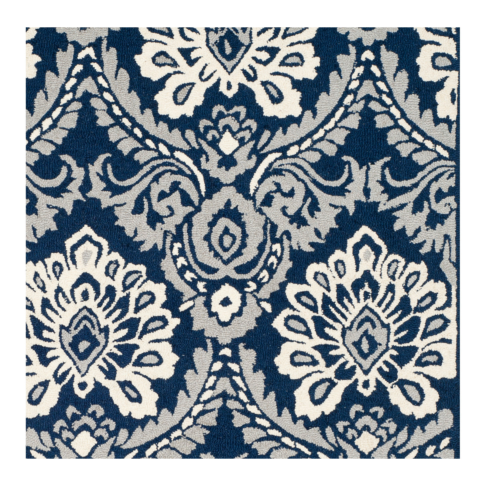 Tansy Handmade Wool Rug, Square 8'