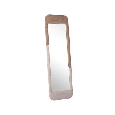 Rectangle Fabric+Manufactured Wood Full Length Mirrors