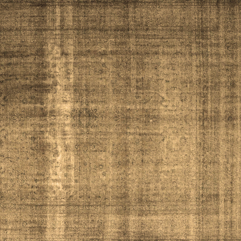 Tapis oriental en laine / polyester Harper / Rae brun / beige, Carré 7 pi