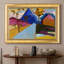 Kochel Straight Street, 1909 - Wassily Kandinsky - Toile encadrée sur mesure-1859055433-1859055539-1859055545