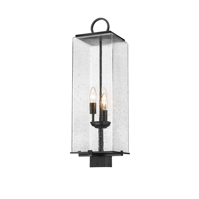 Luminaire d'extérieur 3 lumières Ahmauri, H 26,25 po x l 8,25 po x P 8,25 po