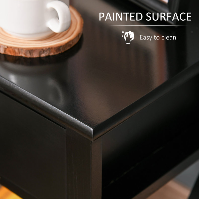 End Table, Black