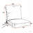 24X24 Inch Outdoor Deep Seat Cushion Set - Waterproof & Fade - Resistant Patio Furniture Cushions, Featuring Removable Covers, Adjustable Straps & Handles-1784283085