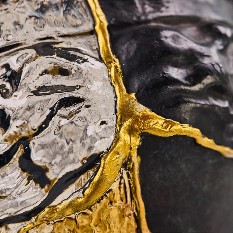 Fragmented Bust On Marble Base