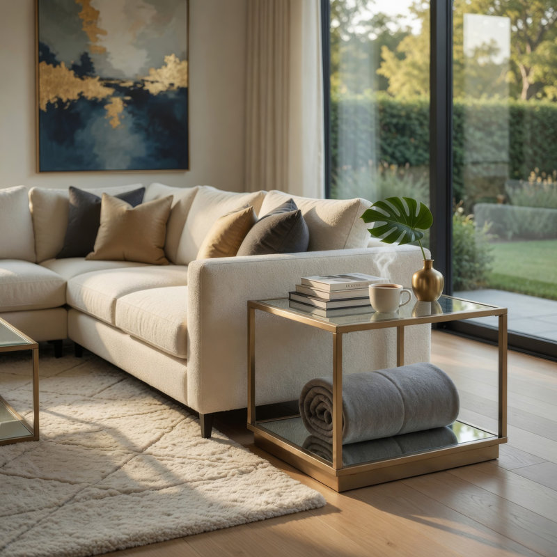 Glass Top Nesting Tables