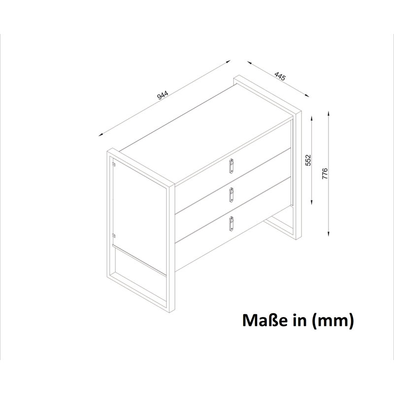 Geertruida 94.4cm Sideboard