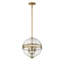 Hubbs 3 lumières Stirling en laiton chaud-26390043
