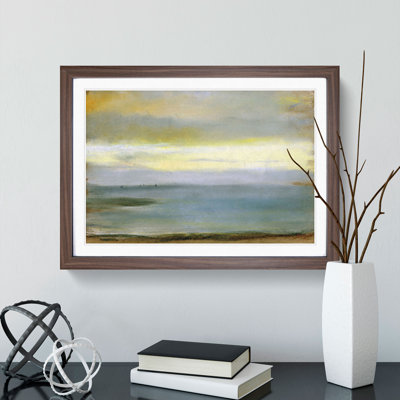 Beach at Low the Tide by Edgar Degas - Picture Frame Painting