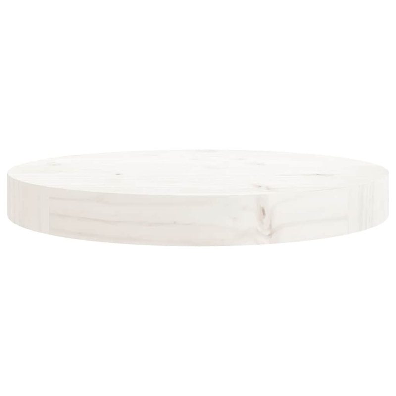 Veda Table Top, White, 3cm H x 30cm W x 30cm D