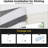 Magnetic Blackout Door Blinds, No Drill Roll Up French Door Curtain for Window, Thermal Insulated Light Blocking Shades for Sidelight Glass Window, 1 Panel-1739404991-1739404960