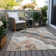 Machine Washable Indoor/Outdoor Cinead ACN1709 Silver Rug