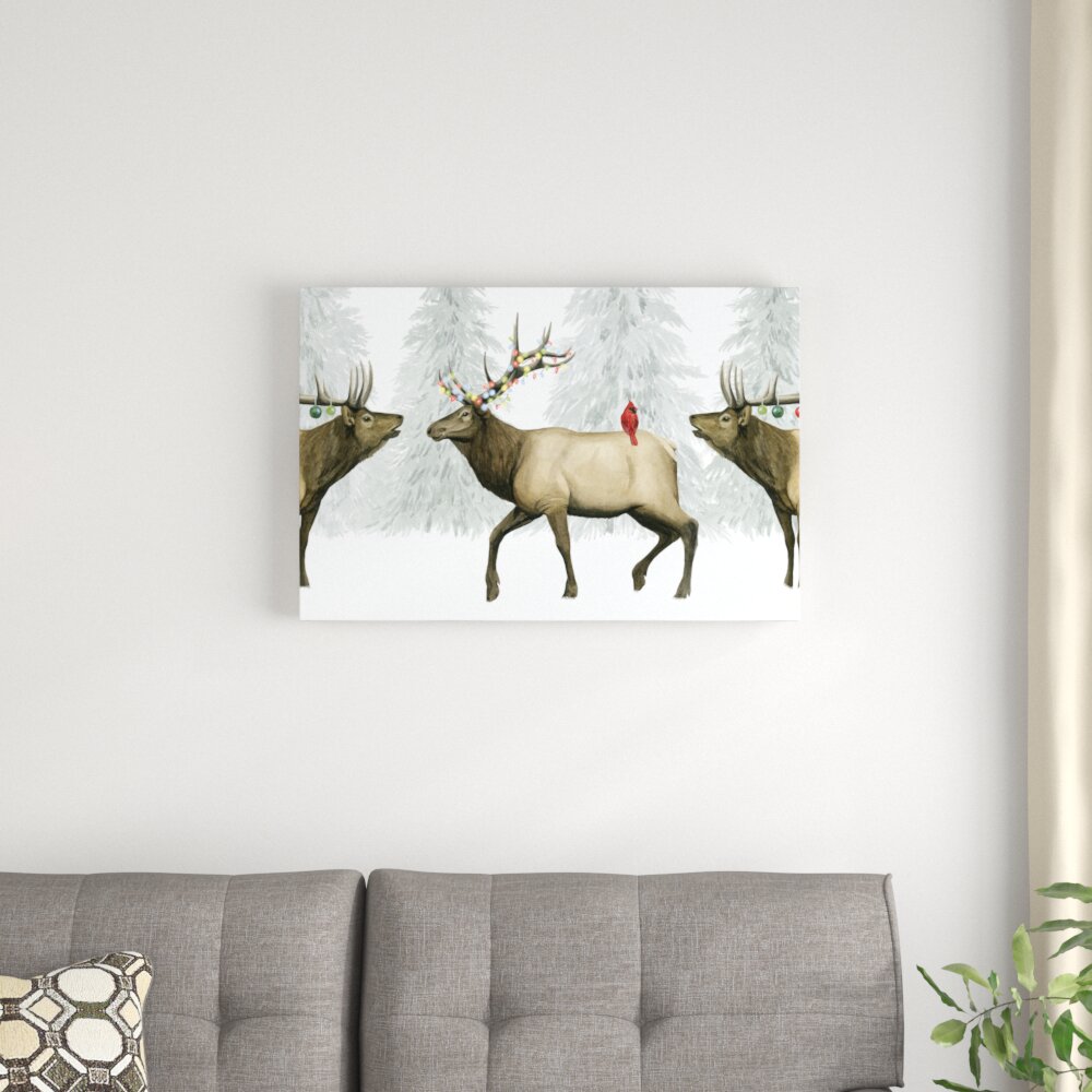 Leinwandbild Festive Forest Collection D von Grace Popp