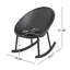 Ensemble de 2 chaises berçantes Gable, résistantes aux intempéries et durables pour un confort extérieur et un style moderne