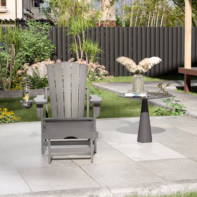 Chaise Adirondack pliante avec repose-pieds Azariyah