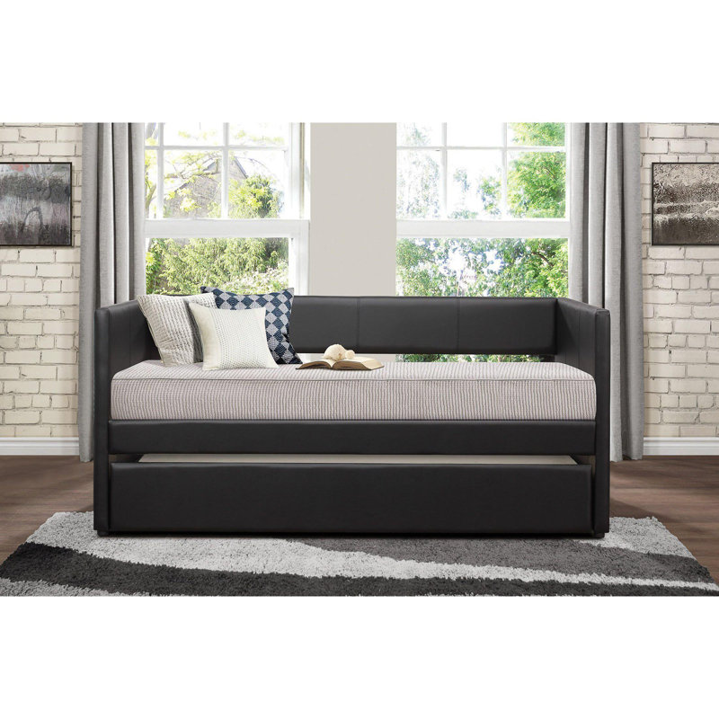 Blisse Daybed with Trundle, Black