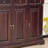 Dark-walnut Solid Wood Shoe Storage Bench