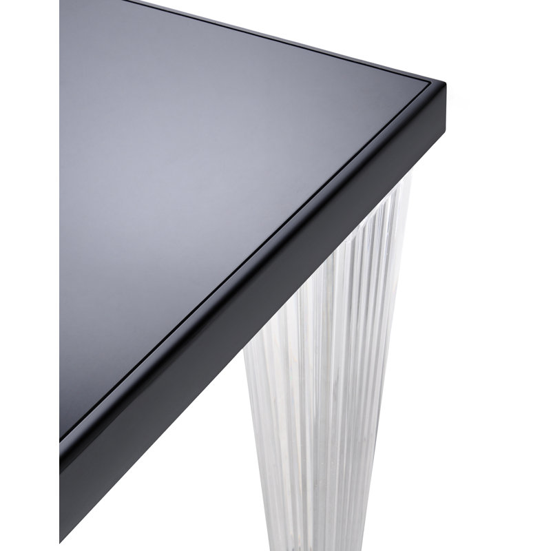 Table de salle à manger TopTop, Noir, 63 po x 31,5 po