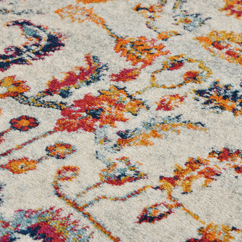Honig Geometric Indoor Rug, Rectangle 4' x 6'