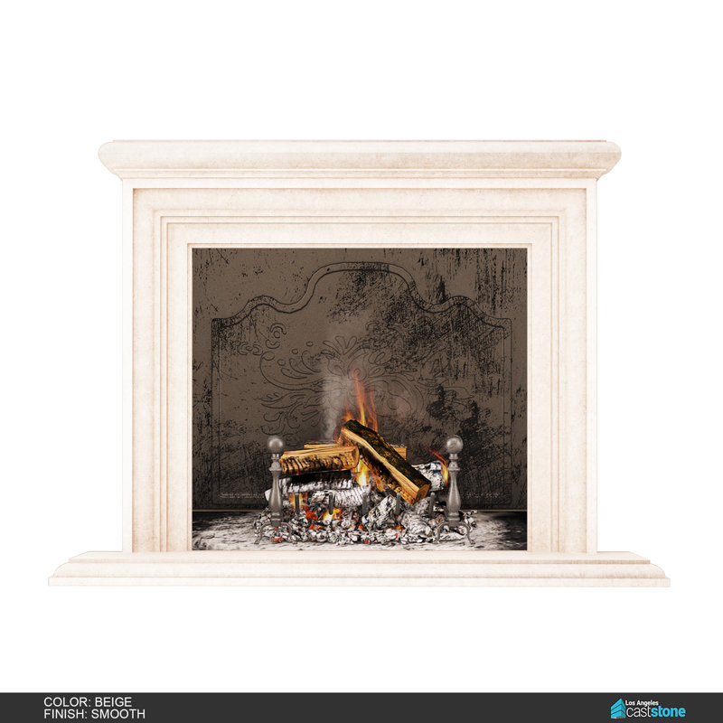 Sonoma Fireplace Surround, Smooth Beige