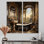 Décoration murale traditionnelle pour salle de bain Elegance I - Orange