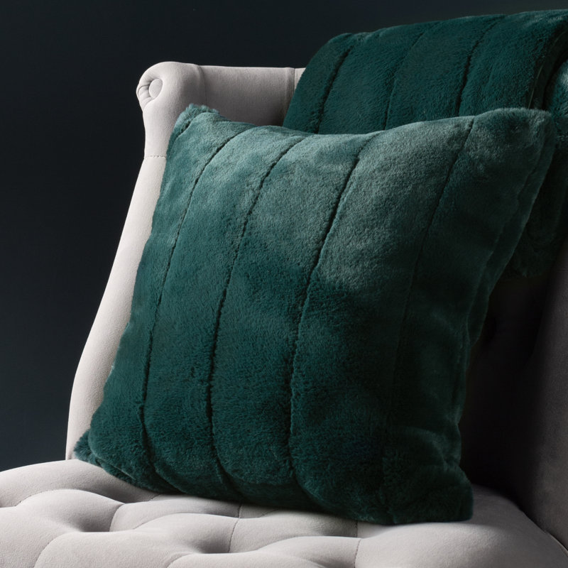 Square Throw Cushion, Emerald