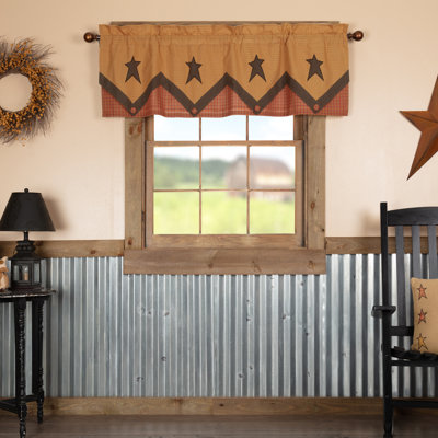 Mclaren Cotton Plaid Tailored Window Valance