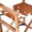 Chaise de comptoir pliante en poils bruns 23 po Galway