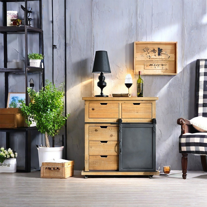 Armoire multi-tiroirs avec base roulante