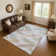 Premium Machine Washable Mehara AMF1696 Stripes Rug