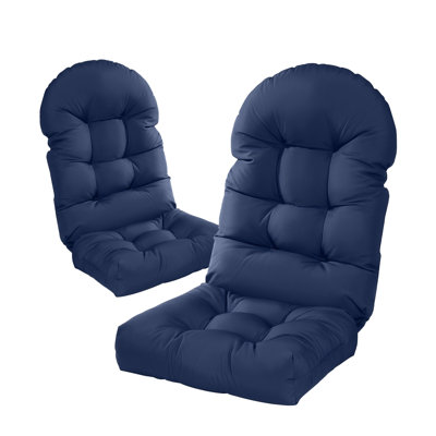 Outdoor Adirondack Chair&Rocking Chair Seat And Back Cushion(Set Of 2)