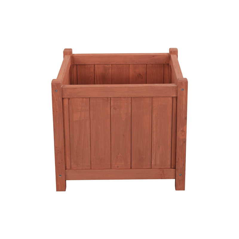 Boîte à fleurs en bois