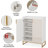 Shoe Cabinet With Doors, 5 Tiers Shoe Storage Organizer, Accent Cabinet-1787364277