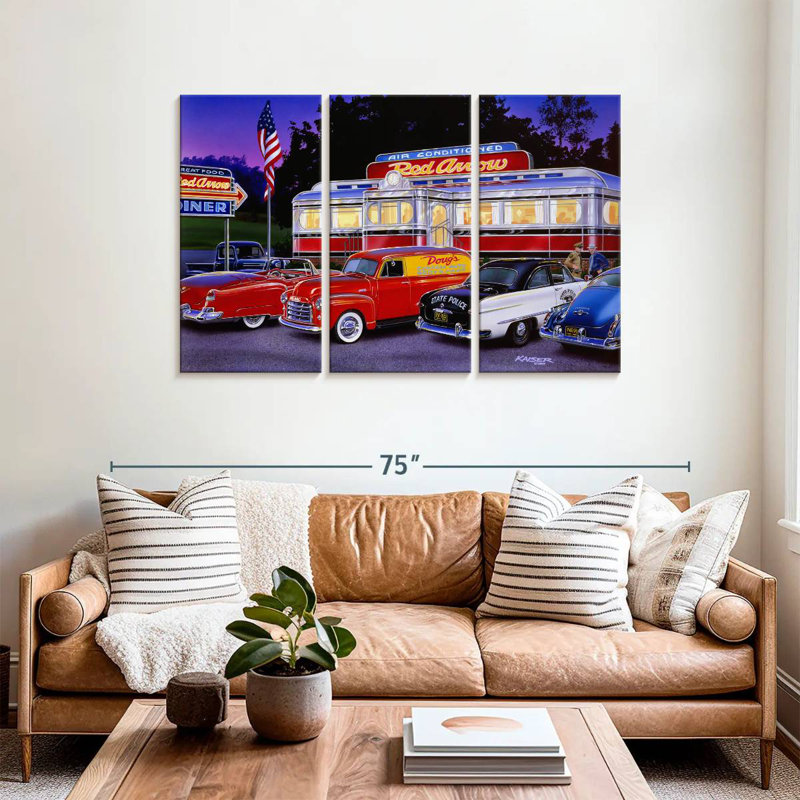 Mehar Red Arrow Diner, 36" H x 57" W