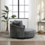 Fauteuil demi-tonneau rembourré avec housse-1835901390