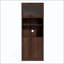 Armoire de rangement autoportante de 180 cm (71 po), en bois de qualité E1, avec étagères réglables, tiroir, portes et système anti-basculement. Peut être utilisé dans la cuisine, la salle de bain et la buanderie.-1283827142