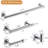 4-Pieces Brushed Nickle Bathroom Accessories Set, Stainless Steel Bathroom Hardware Set, Bath Towel Bar Set, Towel Racks For Bathroom Wall Mounted.-119738529
