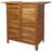 Ameriyah vidaXL Outdoor Bar Table, Outdoor Pub Table with 2 Shelves, Solid Acacia Wood, 43.3"x19.7''x 41.3"