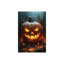 Art mural 24 po x 36 po Glow Demon Pumpkin