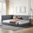 Full Size Upholstered Daybed/Sofa Bed Frame-542965029