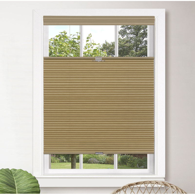 Semi Sheer Cellular Shade, 29"W x 64"L, Wheat