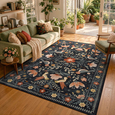  Tapis lavables Boho Bird