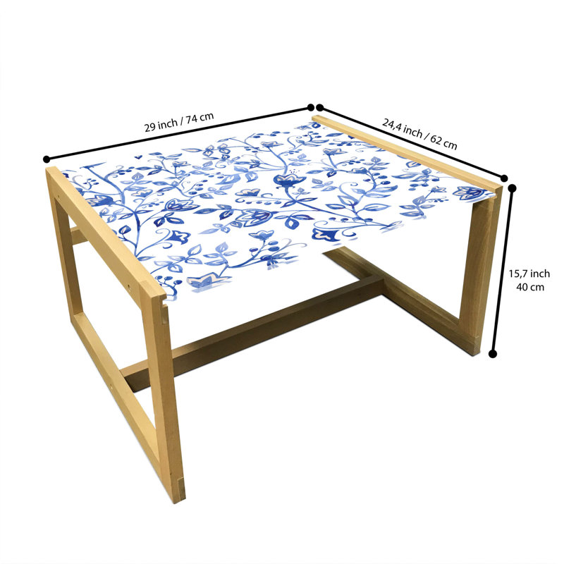Jamella Sled Coffee Table, 40cm H x 74cm W x 62cm D