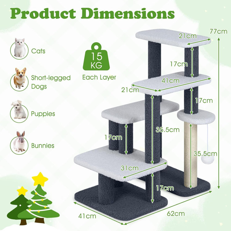 77 cm H Cat Tree / Condo