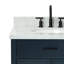 Meuble-lavabo simple en bois massif 30 po avec plateau en marbre de Carrare 1,5 po Tidworth-1028089731-1061793477