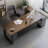 Tan+Black Rectangular Solid Wood+Iron desks-108304536-108304539