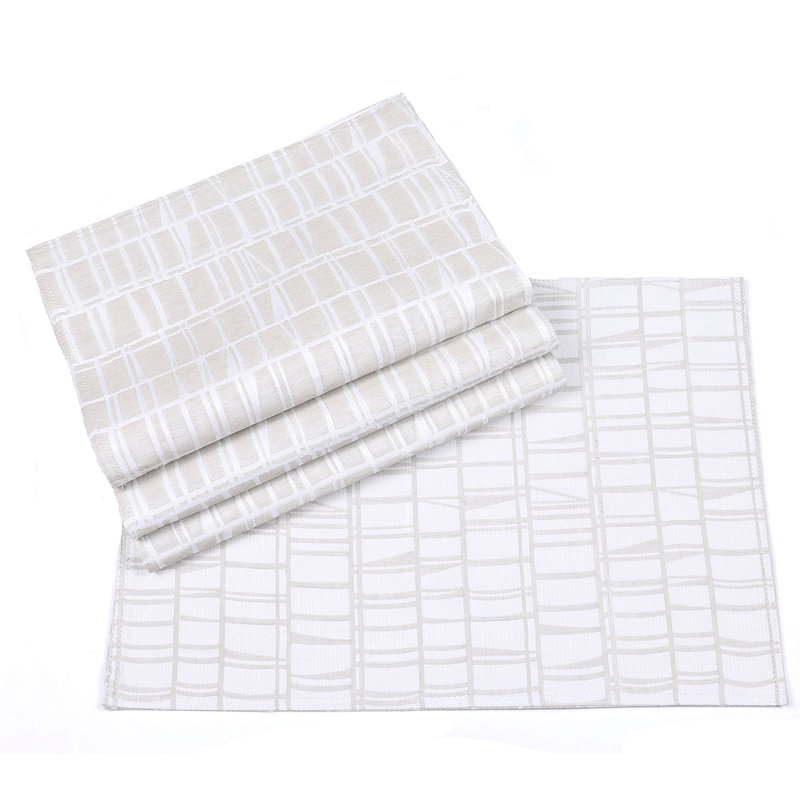 Ensemble de napperons 4 pièces Fairland Patrice, Beige