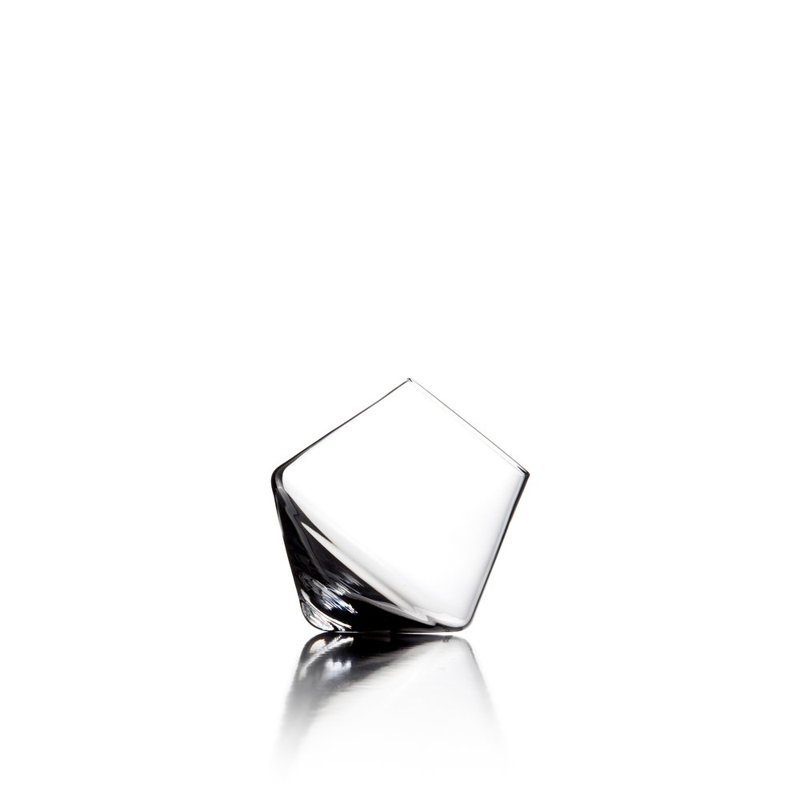 Ice Handmade Crystal Whiskey Glass, Clear